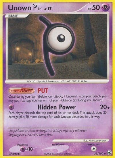 Unown [P] Majestic Dawn Pokemon card