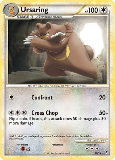 Ursaring Call of Legends Pokemon card