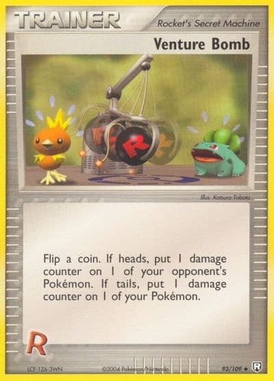 Venture Bomb Team Rocket Returns Pokemon card