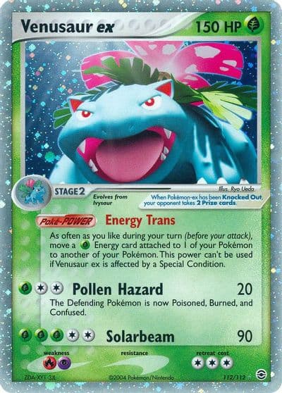 Venusaur ex FireRed & LeafGreen Pokemon card