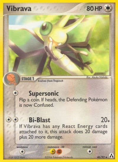 Vibrava Legend Maker Pokemon card