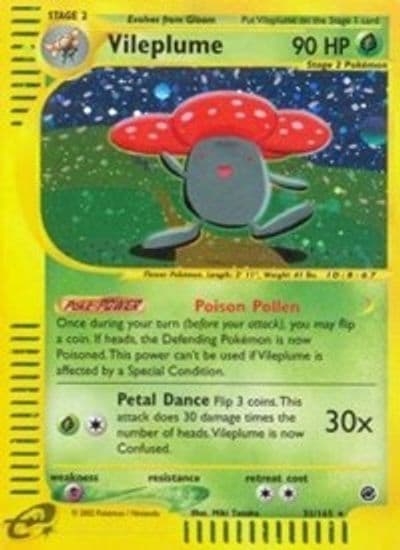 Vileplume (31) Expedition Pokemon card