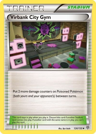 Virbank City Gym Plasma Storm Pokemon card