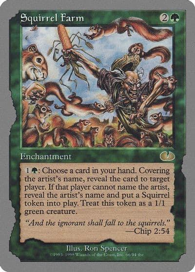 Squirrel Farm Unglued Magic card