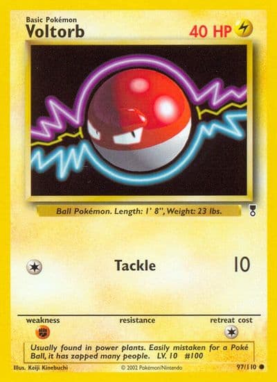 Voltorb Legendary Collection Pokemon card