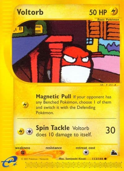 Voltorb Skyridge Pokemon card