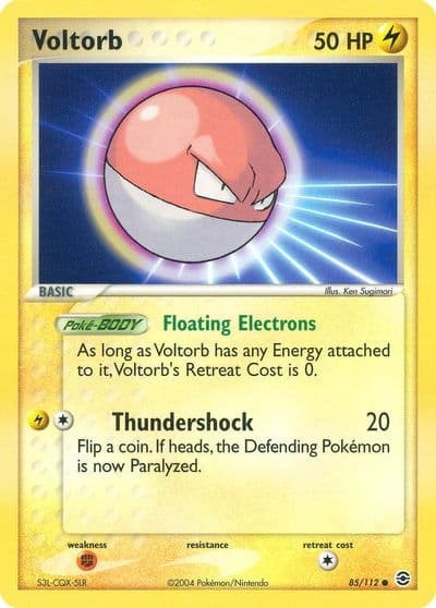 Voltorb FireRed & LeafGreen Pokemon card