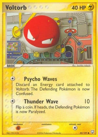 Voltorb Team Rocket Returns Pokemon card