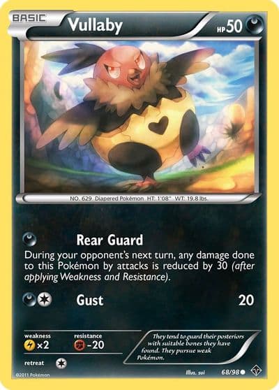 Vullaby Emerging Powers Pokemon card