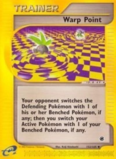 Warp Point Expedition Pokemon card