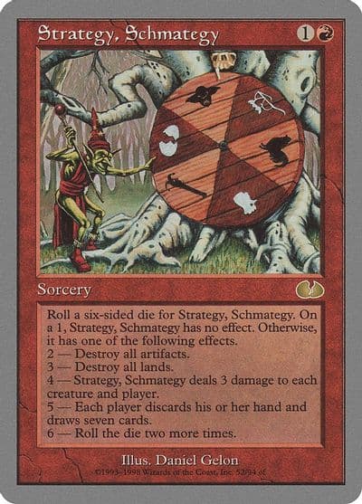 Strategy Schmategy Unglued Magic card