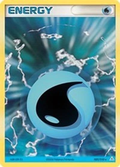 Water Energy Holon Phantoms Pokemon card