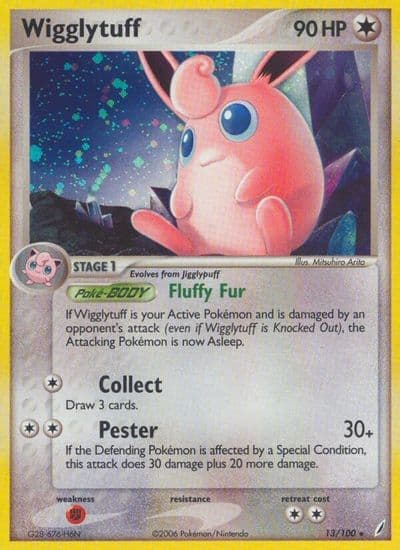 Wigglytuff Crystal Guardians Pokemon card