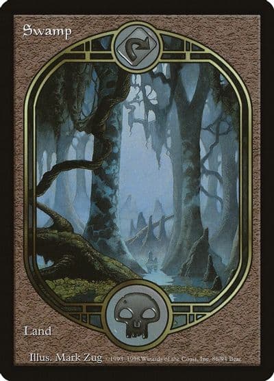 Swamp UGL Unglued Magic card