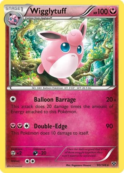 Wigglytuff (90) XY Base Set Pokemon card