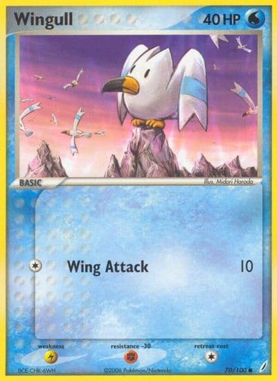 Wingull Crystal Guardians Pokemon card