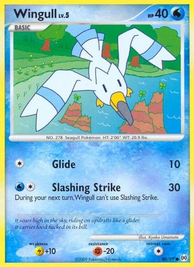 Wingull (80) Arceus Pokemon card