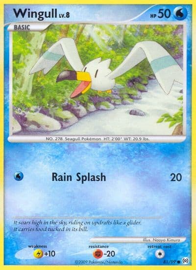 Wingull (81) Arceus Pokemon card