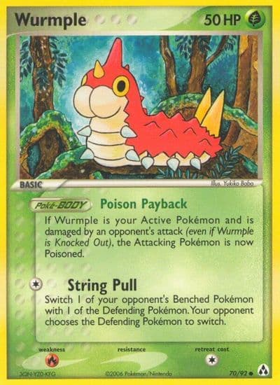 Wurmple Legend Maker Pokemon card