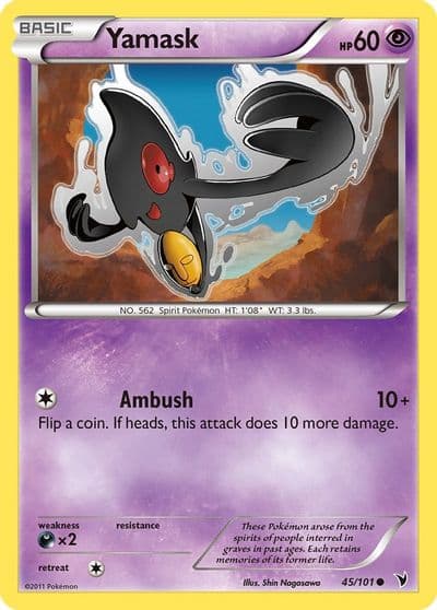 Yamask (45) Noble Victories Pokemon card