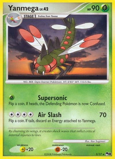 Yanmega POP Series 8 Pokemon card