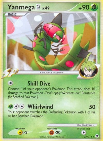 Yanmega E4 Rising Rivals Pokemon card
