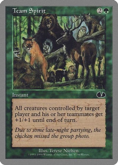 Team Spirit Unglued Magic card