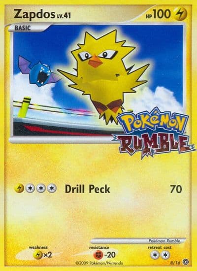 Zapdos Rumble Pokemon card