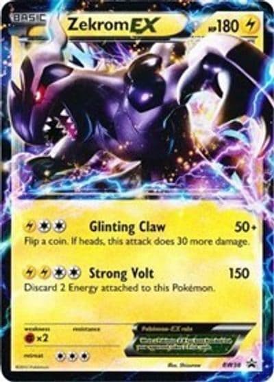 Zekrom EX - BW38 Black and White Promos Pokemon card