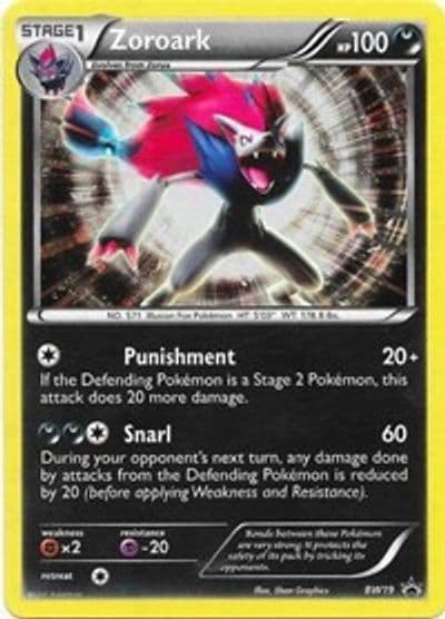 Zoroark - BW19 Black and White Promos Pokemon card