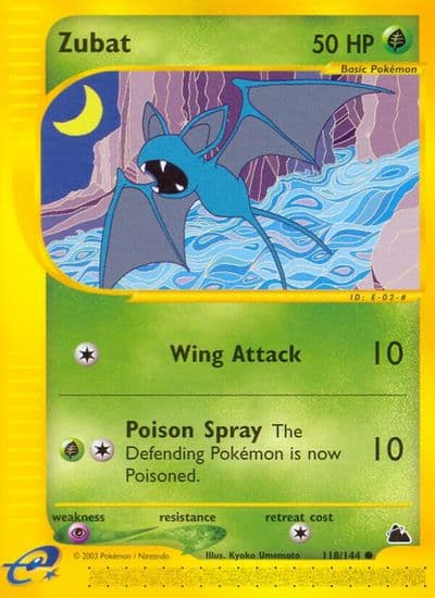 Zubat (118) Skyridge Pokemon card
