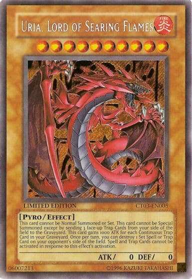 Uria Lord of Searing Flames 2006 Collectors Tin Yu-Gi-Oh! card