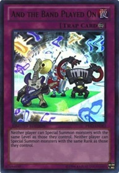And the Band Played On Ultra Rare Primal Origin Yu-Gi-Oh! card