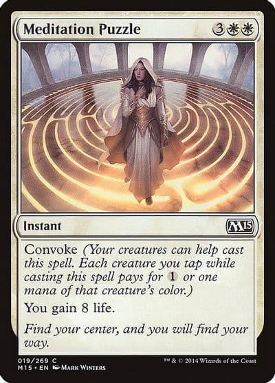 Meditation Puzzle Magic 2015 (M15) Magic card