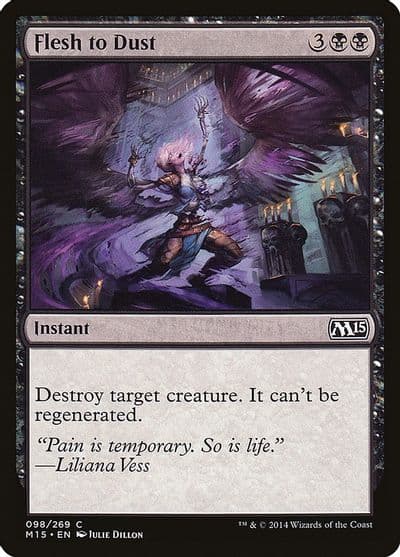 Flesh to Dust Magic 2015 (M15) Magic card