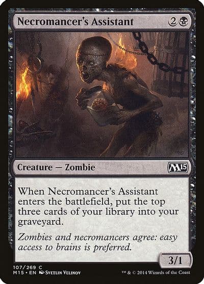 Necromancers Assistant Magic 2015 (M15) Magic card