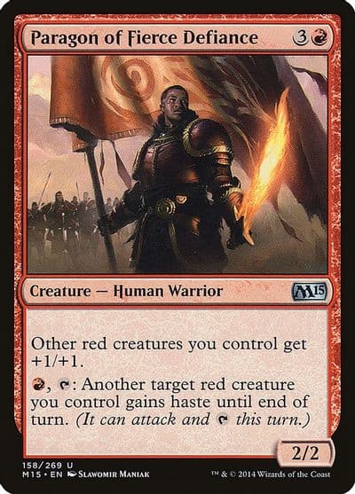Paragon of Fierce Defiance Magic 2015 (M15) Magic card