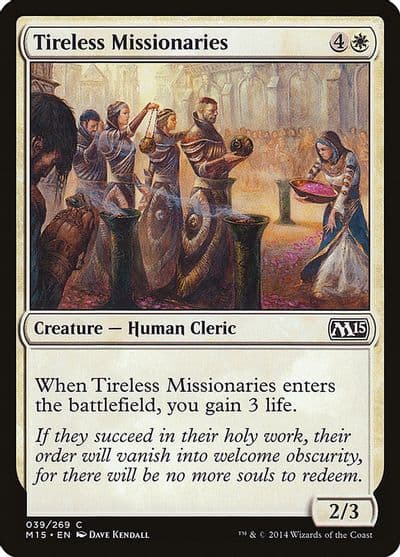 Tireless Missionaries Magic 2015 (M15) Magic card