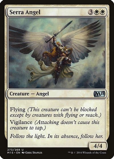 Serra Angel Magic 2015 (M15) Magic card