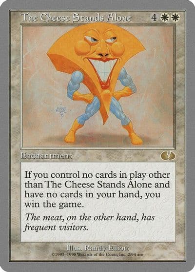 The Cheese Stands Alone Unglued Magic card