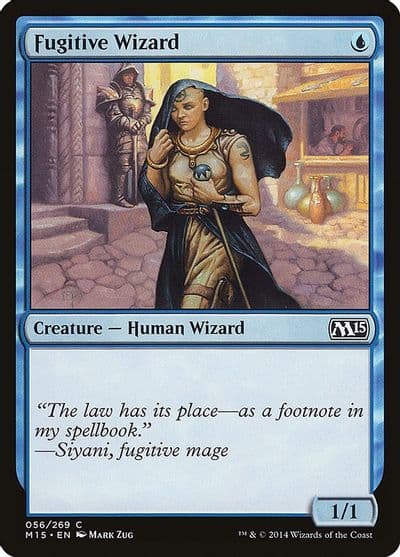 Fugitive Wizard Magic 2015 (M15) Magic card