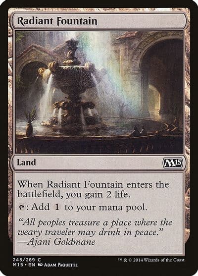Radiant Fountain Magic 2015 (M15) Magic card