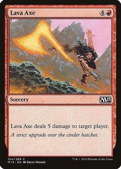 Lava Axe Magic 2015 (M15) Magic card