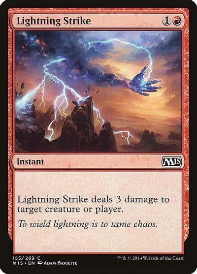 Lightning Strike Magic 2015 (M15) Magic card