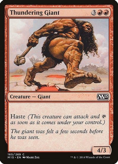 Thundering Giant Magic 2015 (M15) Magic card