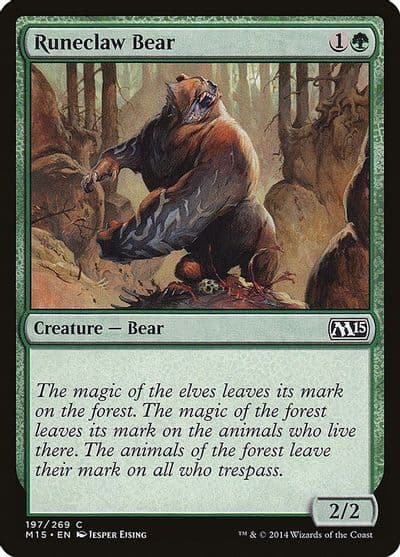 Runeclaw Bear Magic 2015 (M15) Magic card