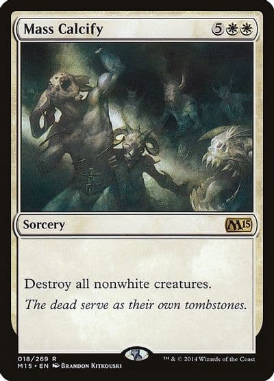 Mass Calcify Magic 2015 (M15) Magic card