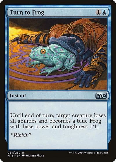 Turn to Frog Magic 2015 (M15) Magic card