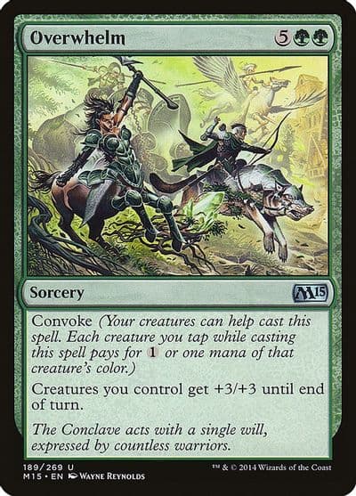 Overwhelm Magic 2015 (M15) Magic card