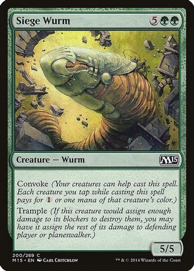 Siege Wurm Magic 2015 (M15) Magic card